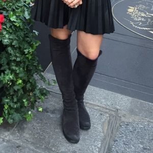 Stuart Weitzman 5050 RARE color Anthracite Suede 8